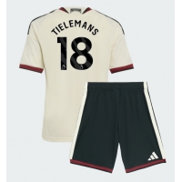 Manchester United Youri Tielemans #18 Tredje Tröja Barn 2026-27 Kortärmad (+ Korta byxor)